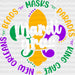 NEW ORLEANS KING CAKE DTF Transfer ready2transfer White