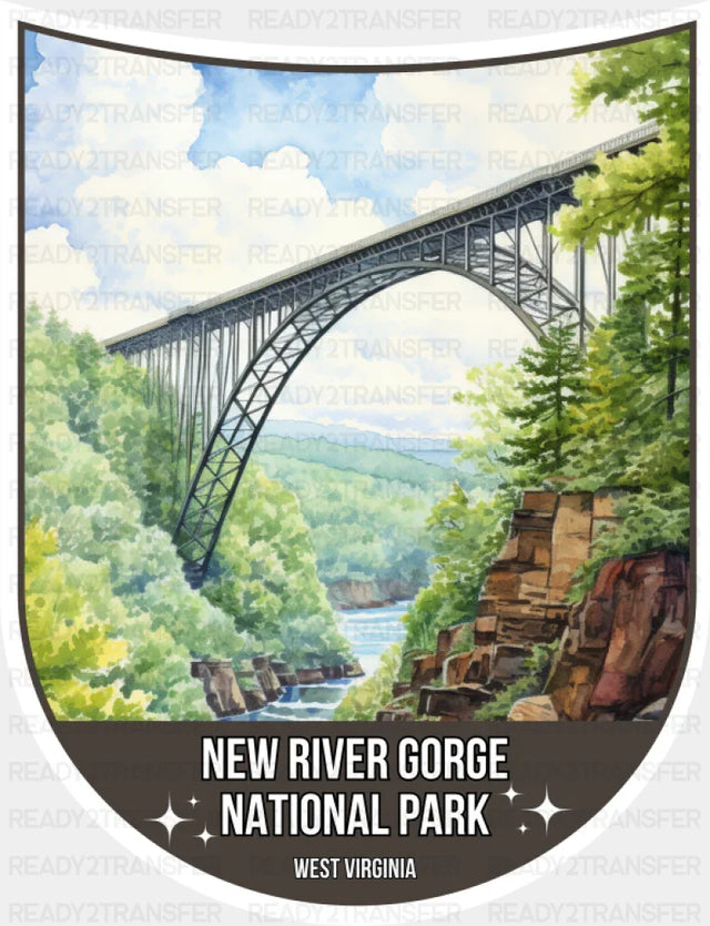 New River Gorge National Park West Virginia - National Parks DTF Transfer ready2transfer