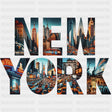 New York Landmarks - States & Cities DTF Transfer ready2transfer