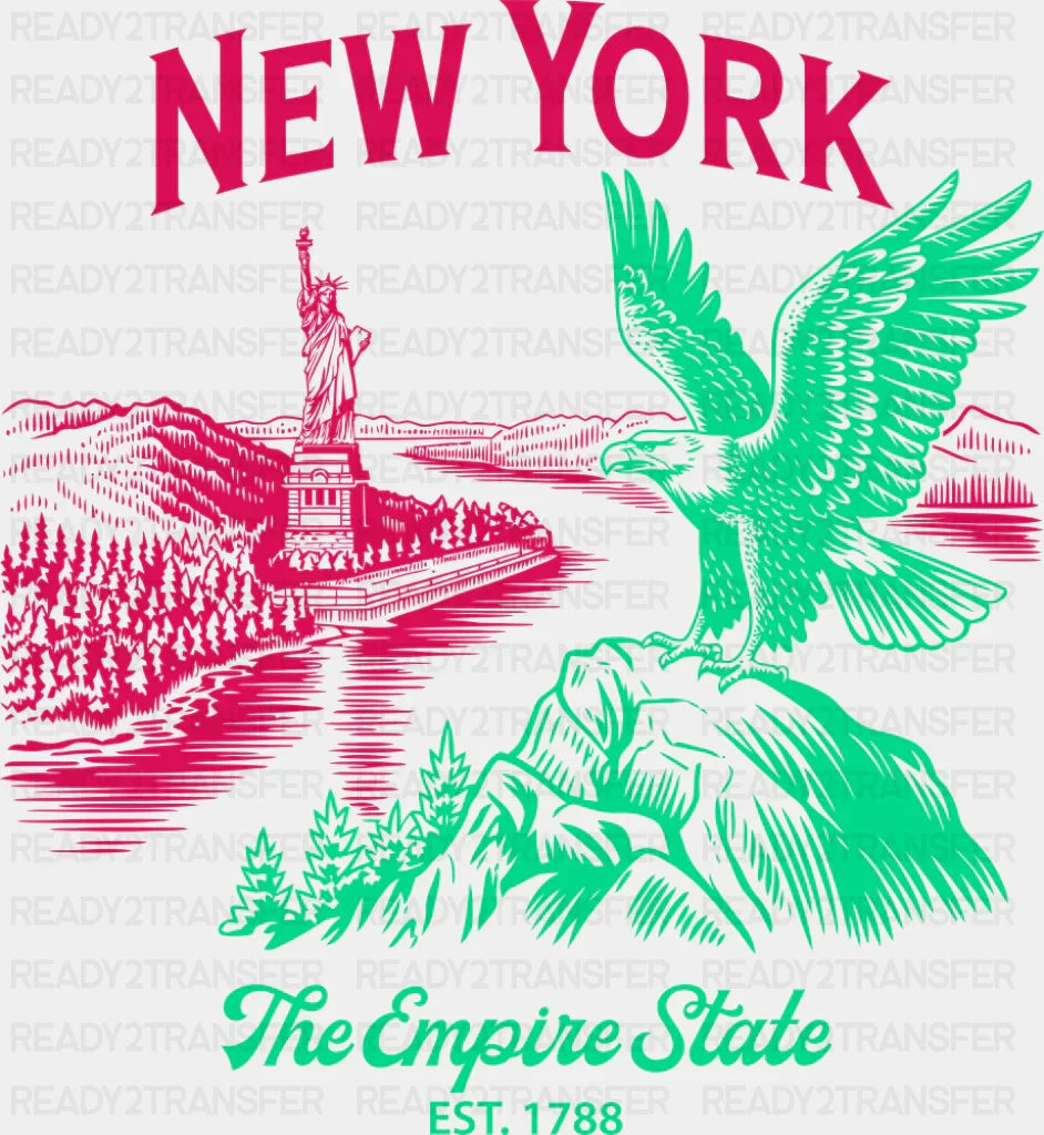 New York The Empire State - States & Cities DTF Transfer