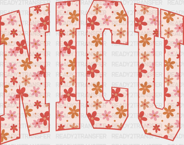 NICU Floral Design - NICU DTF Transfers