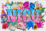 Nicu Flowers And Doodles Design - Dtf Transfers