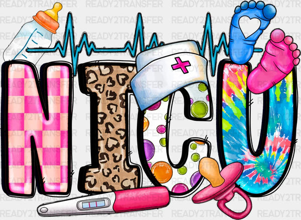 NICU Heartbeat Design - NICU DTF Transfers