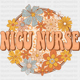NICU Nurse Retro - NICU Nurse DTF Transfers ready2transfer
