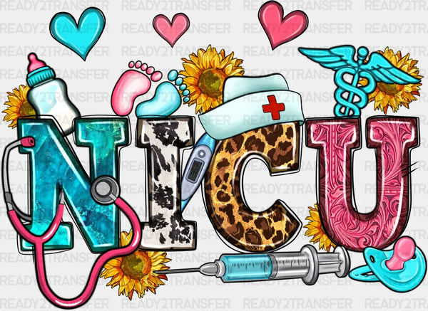 NICU Sunflowers Design - NICU DTF Transfers