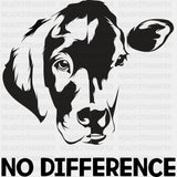No Difference - Vegan DTF Transfers - Adult Unisex - S & M (10’’) / Dark Color Design (See Imaging)