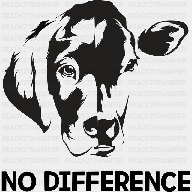No Difference - Vegan DTF Transfers - Adult Unisex - S & M (10’’) / Dark Color Design (See Imaging)