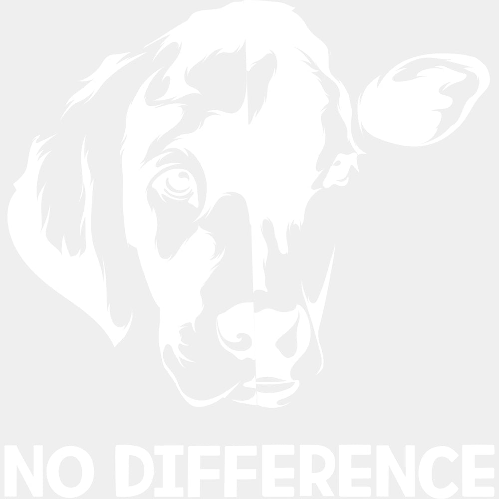 No Difference - Vegan DTF Transfers - Adult Unisex - S & M (10’’) / Light Color Design (See Imaging)