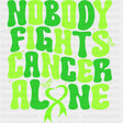 Nobody Fights Cancer Alone - Lymphoma DTF Transfers ready2transfer