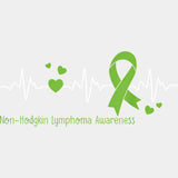 Non-Hodgkin Lymphoma Awareness - Lymphoma DTF Transfers Adult Unisex - S & M (10’’) / Light Color Design (See Imaging)