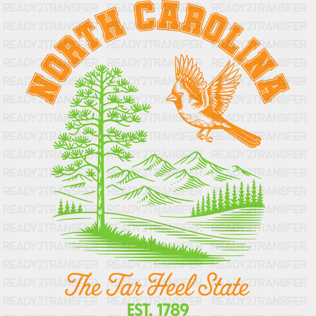 North Carolina The Tar Heel State - States & Cities DTF Transfer ready2transfer