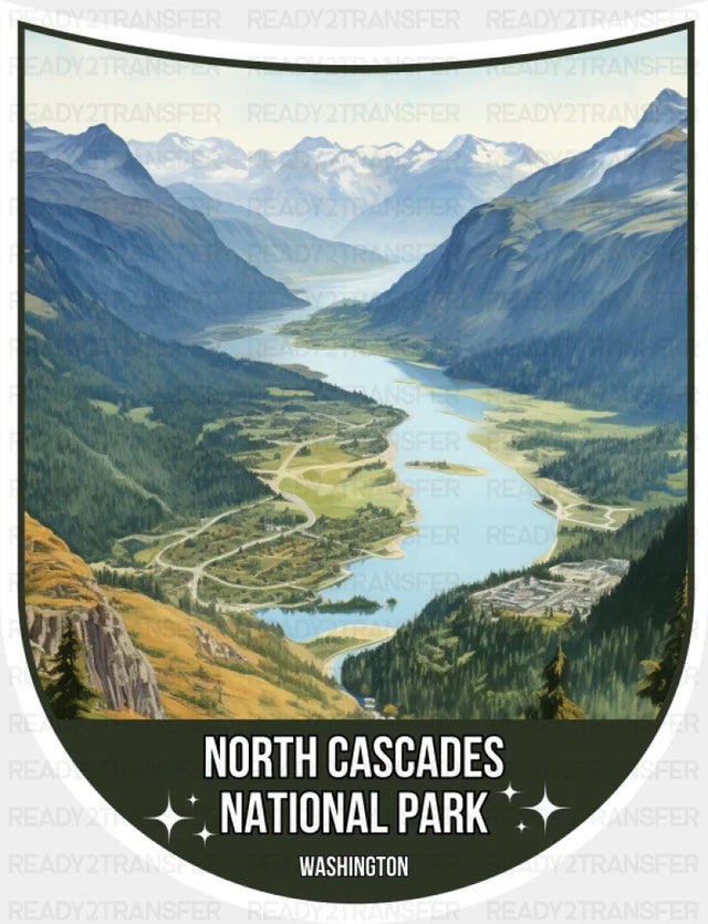 North Cascades National Park Washington - National Parks DTF Transfer ready2transfer
