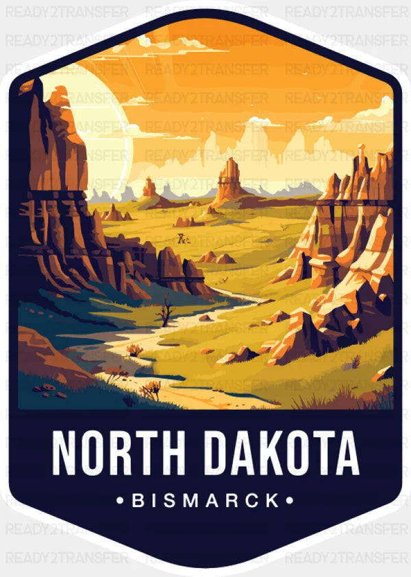 North Dakota Bismarck - States & Cities DTF Transfer