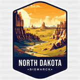 North Dakota Bismarck - States & Cities DTF Transfer ready2transfer