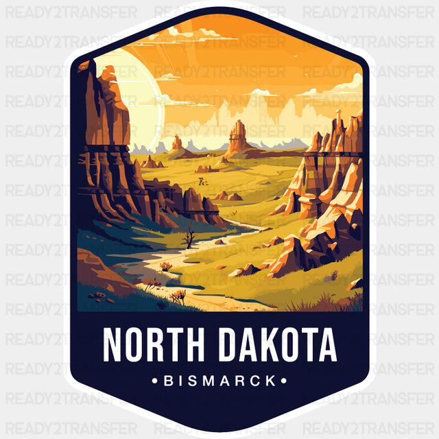North Dakota Bismarck - States & Cities DTF Transfer ready2transfer