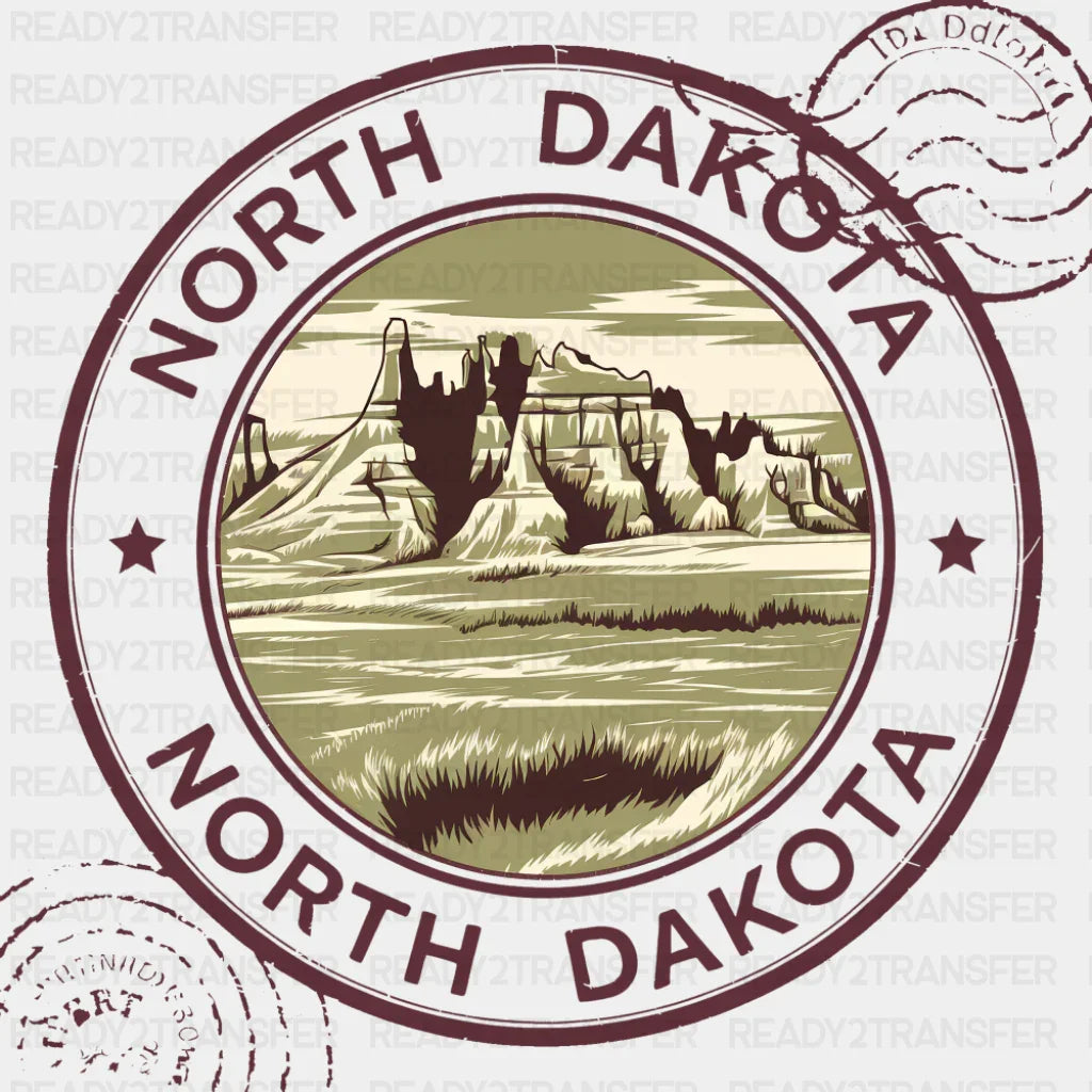 North Dakota - States & Cities DTF Transfer