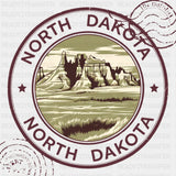 North Dakota - States & Cities DTF Transfer