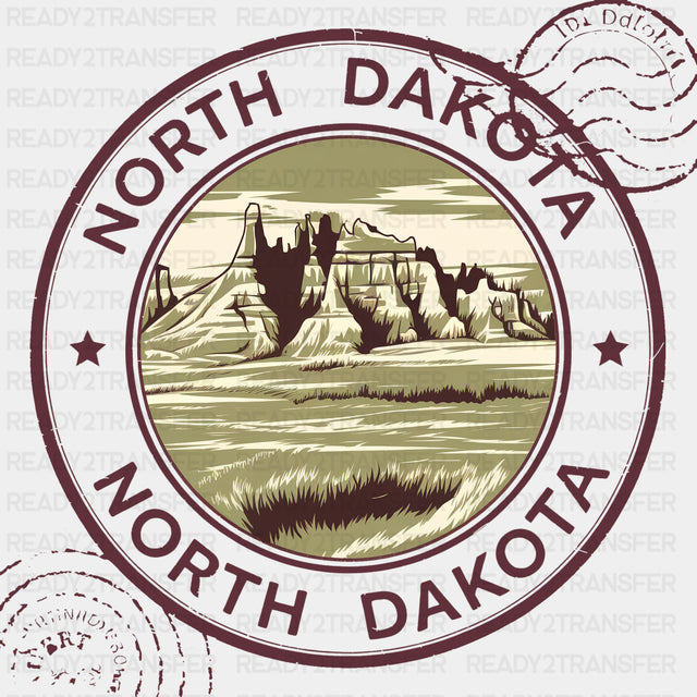 North Dakota - States & Cities DTF Transfer ready2transfer