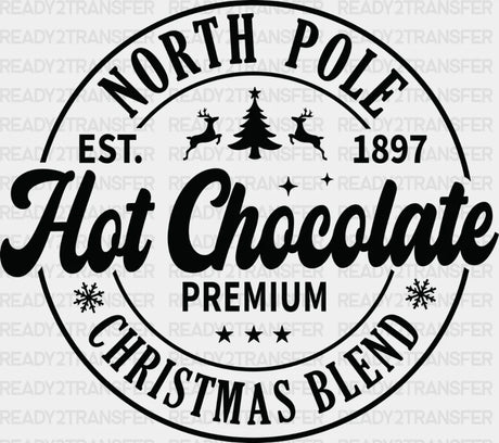 North Pole Hot Chocolate Dtf Transfer