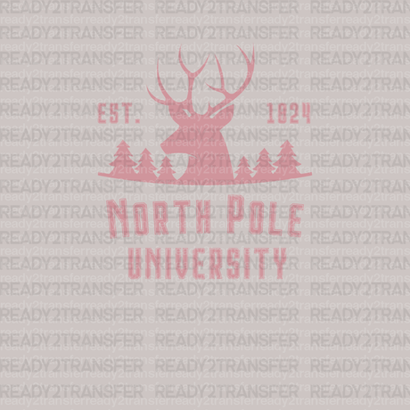 NORTH POLE UNIVERSITY 1824 DTF Transfer - ready2transfer