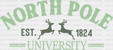 North Pole University Dtf Transfer