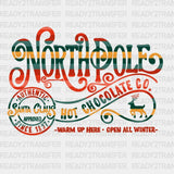 NORTHPOLE HOT CHOCOLATE DTF Transfer ready2transfer