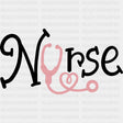 Nurse B&W - Nurse DTF Transfers ready2transfer Dark Color Design (See Imaging)