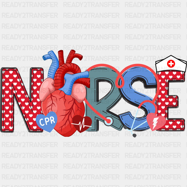 Nurse CPR - Cardiac Nurse DTF Transfers