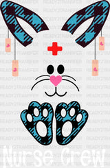 Nurse Crew Easter Dtf Heat Transfer Design