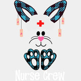 Nurse Crew Easter Dtf Heat Transfer Design