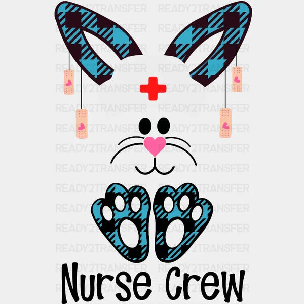 Nurse Crew Easter DTF Heat Transfer, Easter Design
