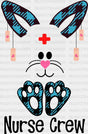 Nurse Crew Easter Dtf Heat Transfer Design