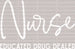 Nurse Educated Drug Dealer DTF Heat Transfer, Nurse Design, Healthcare Workers DTF ready2transfer White