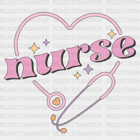 Nurse Heart Dtf Transfer