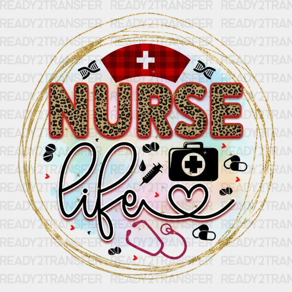 Nurse Life Circle DTF Transfer