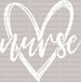 Nurse Love Bombing DTF Transfer ready2transfer White