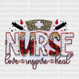 Nurse Love Heal Red Dtf Transfer