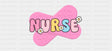 Nurse Pink Band-Aid - Nurse Cup Wrap UV Sticker Permanent UV DTF Decal