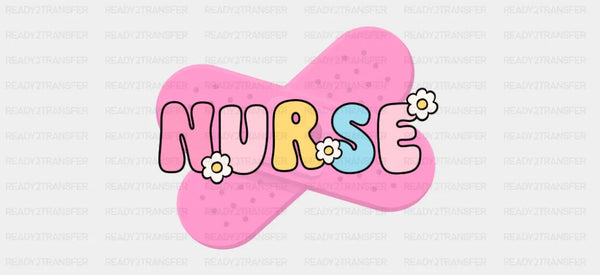Nurse Pink Band-Aid - Nurse Cup Wrap UV Sticker Permanent UV DTF Decal