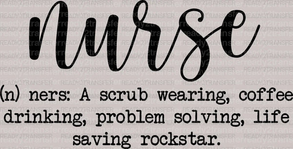 Nurse Problem Solving DTF Transfer