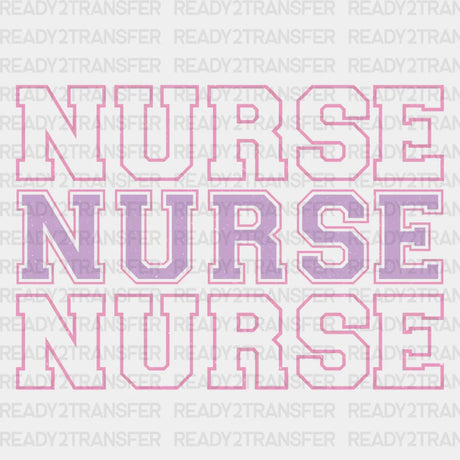Nurse Purple Dtf Transfer
