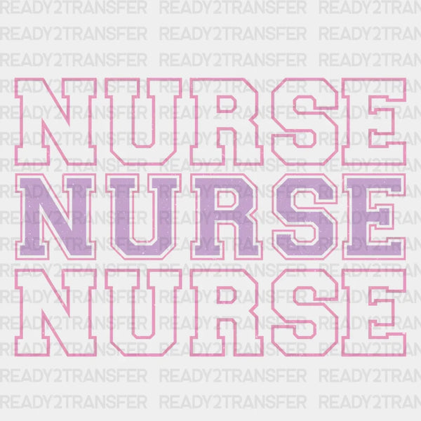 Nurse Nurse Purple DTF Transfer