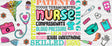 Nurse Qualities Colorful Design - Cup Wrap Uv Sticker Permanent Dtf Decal