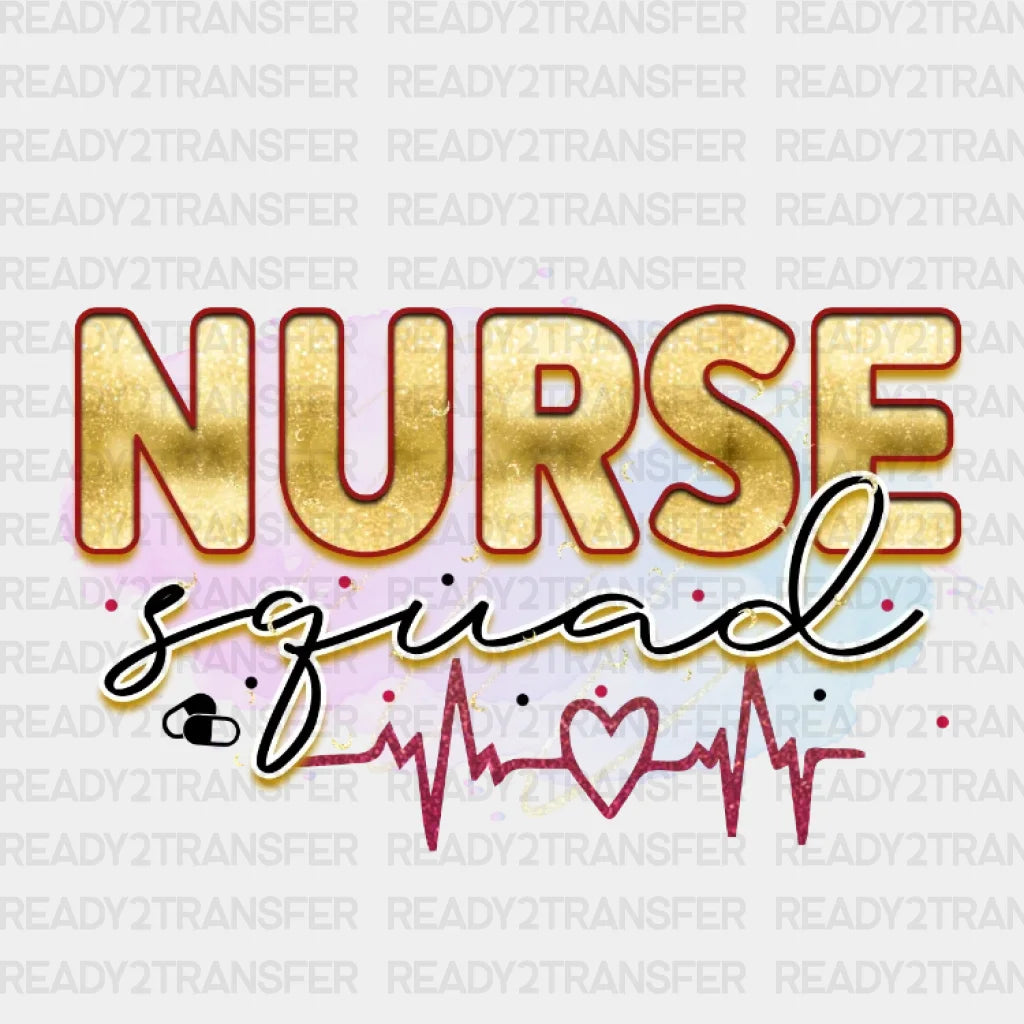 Nurse Squad Dtf Transfer