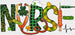 Nurse St. Patrick's Day DTF Heat Transfer, Saint Patricks Day Design, St Paddys Day DTF ready2transfer Black