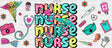 Nurse Stethoscope Design - Cup Wrap Uv Sticker Permanent Dtf Decal