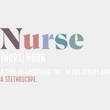 Nurse Superhero Definition - Nurse DTF Transfers ready2transfer Light Color Design (See Imaging)