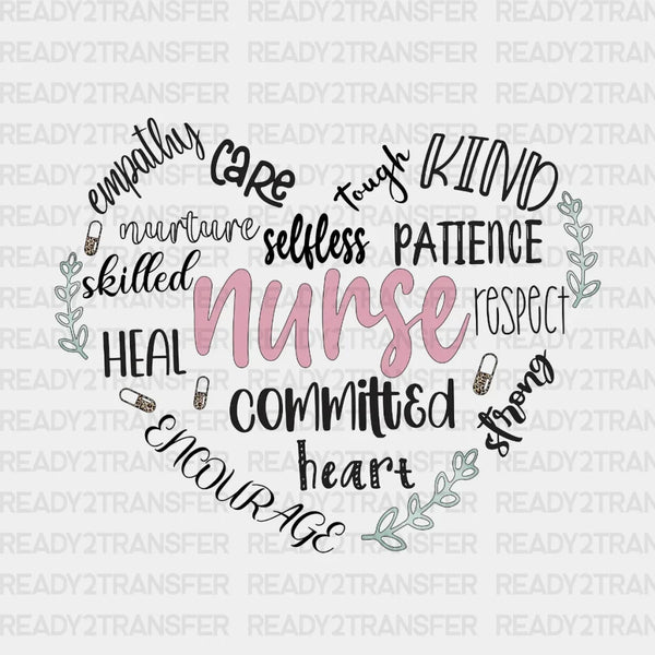Nurse Vibes DTF Transfer