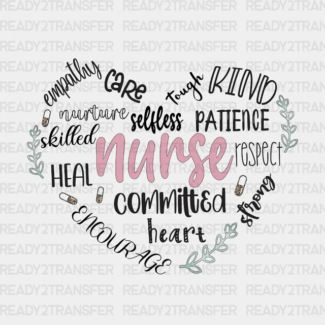 Nurse Vibes DTF Transfer ready2transfer