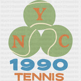 NYC 1990 Tennis - Tennis DTF Transfers ready2transfer